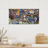 Verf je geloof op Canvas Poster (Keuken)