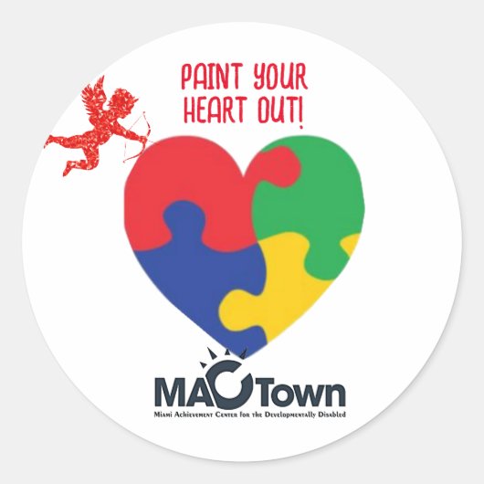 Verf je hart uit! MACTown Stickers (Voorkant)