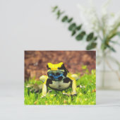 Verf Kikker, Dendrobates tinctorius, Briefkaart (Staand voorkant)
