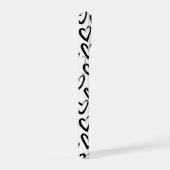 Verf Lijn Hart Patroon iPhone 15 Hoesje (Rechterkant)