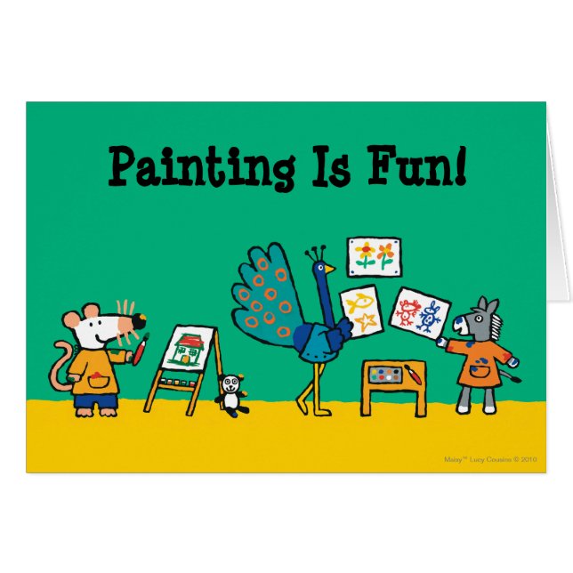 Verf met Maisy! (Voorkant Horizontaal)