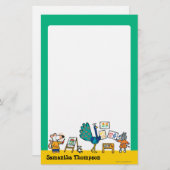 Verf met Maisy! Briefpapier (Voorkant / Achterkant)