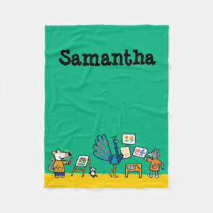 Verf met Maisy! Fleece Deken