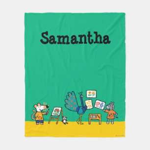 Verf met Maisy! Fleece Deken