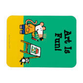 Verf met Maisy! Magneet (Horizontaal)