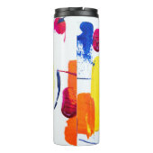 Verf met meerdere kleuren thermosbeker (Achterkant)