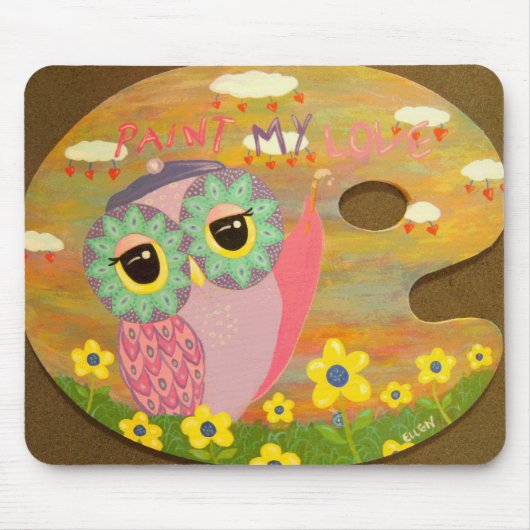 Verf mijn liefde muismat (Voorkant)