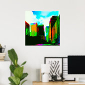 Verf overal in de stad poster (Thuiskantoor)