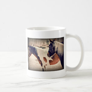 Verf paarden koffiemok