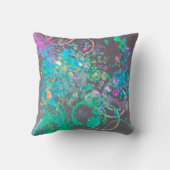 Verf splash art gooi kussen kussen (Achterkant)