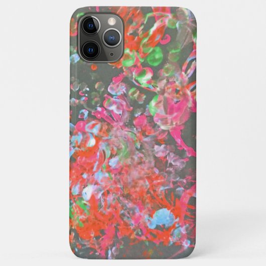 Verf splash art iPhone case (Achterkant)