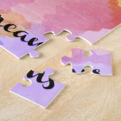 Verf Splash volgt uw dromen 11x14 Legpuzzel (Zijkant)