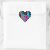 Verf Splater Hart Sticker (Tas)