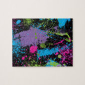 Verf Splater Legpuzzel (Horizontaal)