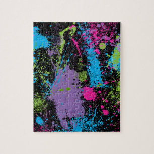 Verf Splater Legpuzzel
