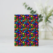 Verf Splatter Briefkaart (Staand voorkant)