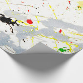 Verf Splatter Cadeaupapier (Hoek)