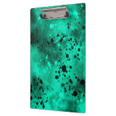 Verf Splatter Effect Groen & Zwart Klembord (Links)