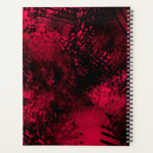 Verf Splatter effect Rood & Zwart Planner (Achterkant)