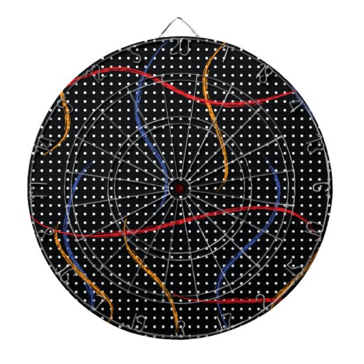 Verf Splatter en Stippen opnieuw tekenen Dartbord (Voorkant)