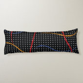 Verf Splatter en Stippen opnieuw tekenen Lichaamskussen (Achterkant)