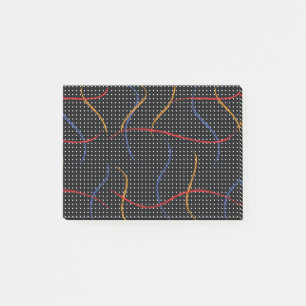 Verf Splatter en Stippen opnieuw tekenen Post-it® Notes