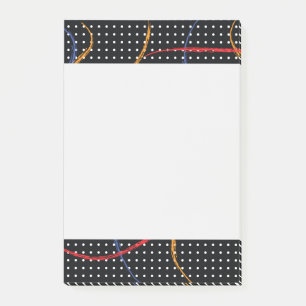 Verf Splatter en Stippen opnieuw tekenen Post-it® Notes