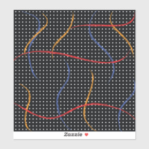 Verf Splatter en Stippen opnieuw tekenen Sticker