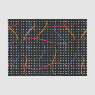 Verf Splatter en Stippen opnieuw tekenen Tissuepapier