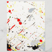 Verf Splatter Flyer (Achterkant)