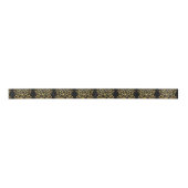 Verf Splatter in Faux Gold en Black Lint (Voorkant)