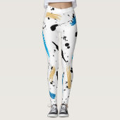 Verf Splatter Leggings (Voorkant)