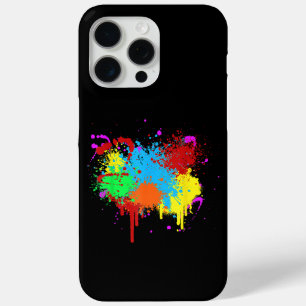 Verf Splatter Schilderij Abstracte Kunstverf iPhone 15 Pro Max Hoesje