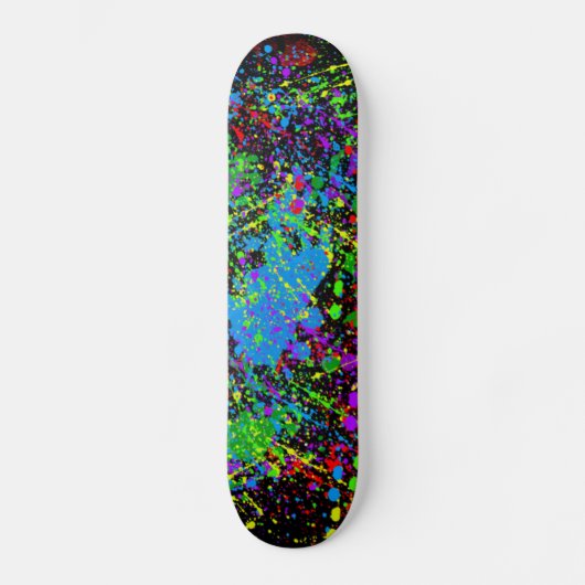 Verf Splatter Skateboard (Voorkant)