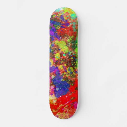 Verf Splatter Skateboard (Voorkant)