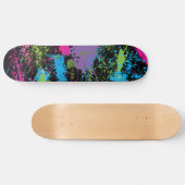 Verf Splatter Skateboard (Horizontaal)