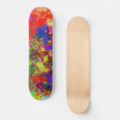 Verf Splatter Skateboard (Voorkant)