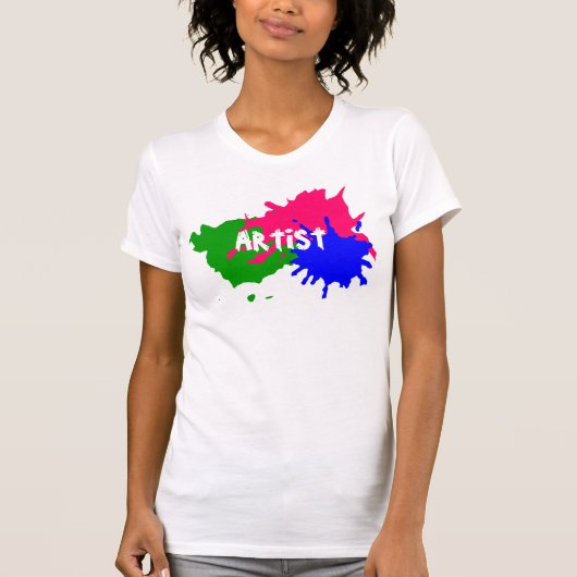 Verf Splatter T-shirt (Voorkant)