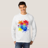 Verf Splatter T-shirt (Voorkant volledig)