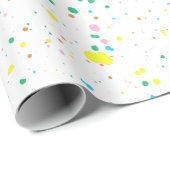 Verf Spletters Abstract Cadeaupapier (Rol Hoek)