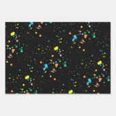 Verf Spletters Abstract Inpakpapier Vel (Voorkant 3)