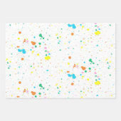 Verf Spletters Abstract Inpakpapier Vel (Voorkant 2)