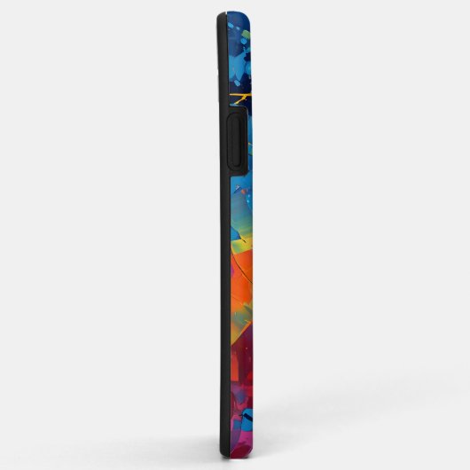 Verf Spletters Abstracte Kunst Case-Mate iPhone Case (Achterkant/rechts)