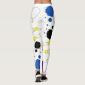 Verf Splotches Leggings (Achterkant)