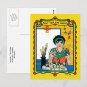 Verf Uw Eigen Canvas_B_ Briefkaart (Voorkant / Achterkant)