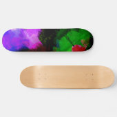 Verf voor abstracte waterverf 2 skateboard (Horizontaal)