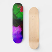 Verf voor abstracte waterverf 2 skateboard (Voorkant)