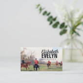  verf voor de vossenjacht visitekaartje (Staand voorkant)