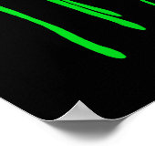 Verf voor groen overdrijven poster (Hoek)