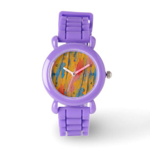 Verf voor primaire kleuren horloge